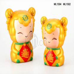 招財(cái)大、小金羊儲錢罐