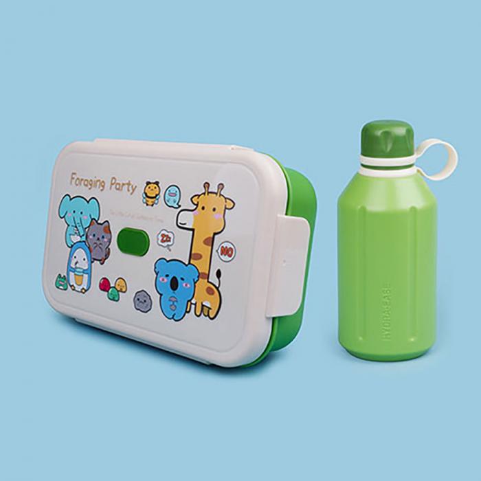 尚趣樂扣大容量單層飯盒(1200ml)+圓形運動