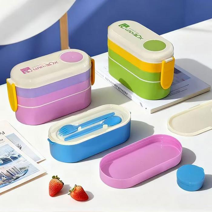 三層便當盒(900ML)